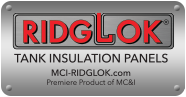 Ridglok Tank Insulation Panels